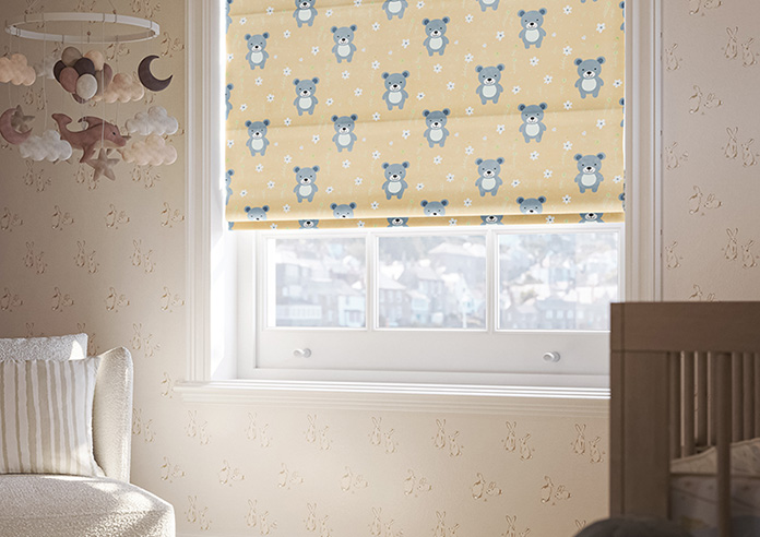 Teddy Trails, Cream - Roman Blind - Image 5